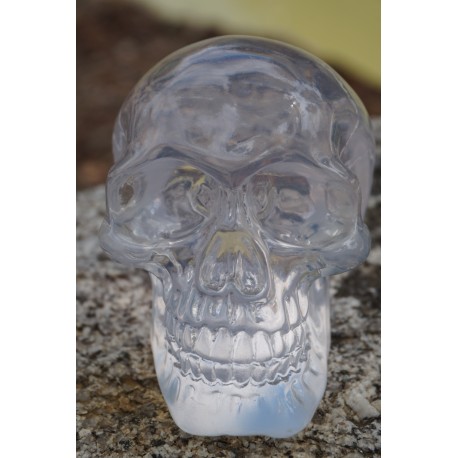 HF1625 FIGURINE CRANE BLANC TETE DE MORT SQUELETTE HEROIC FANTASY 