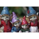 97231 FIGURINE FAMILLE TROLL DANS SON CADRE PIXIE ELFE