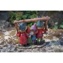97231 FIGURINE FAMILLE TROLL DANS SON CADRE PIXIE ELFE