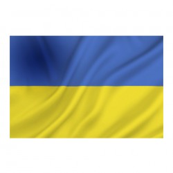 068 DRAPEAU UKRAINE KIEV UKRAINIEN   90X150 NEUF AVEC OEILLET DE FIXATION 