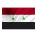078 DRAPEAU SYRIE SYRIEN SYRIA DAMAS 90X150 NEUF AVEC OEILLET DE FIXATION 