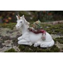 96163 QUATRE FIGURINE TROLL ELFE PIXIE AVEC LICORNE PIXIES FARFADET DERNIER