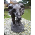 RE0073 ELEPHANT DU SENEGAL DE BARYE REPRODUCTION FIGURINE STATUETTE