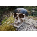 67074 FIGURINE CRANE  PIRATE CARAIBES TETE DE MORT GOTHIQUE SKULL GOTH  CRANIO
