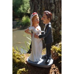 01472007  FIGURINE METIER CARICATURE MARIAGE MARIEE   COLLECTION LES ALPES