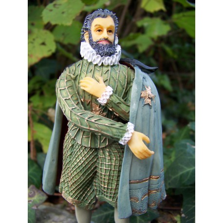 RE0123 FIGURINE STATUETTE HENRI IV ROI DE FRANCE HISTOIRE