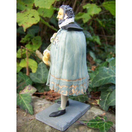 RE0123 FIGURINE STATUETTE HENRI IV ROI DE FRANCE HISTOIRE