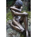 708.5277 FIGURINE STATUETTE FEMME NU LESBIENNE POSE SEXY LGBT GAY STYLE BRONZE