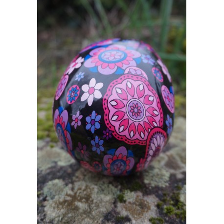 67092 FIGURINE CRANE  IMITATION FLEUR  TETE DE MORT GOTHIQUE SKULL GOTH  CRANIO