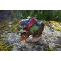97245 FIGURINE TROLL SANGLIER N°12  FORET CHASSE  FEE  PIXIE ELFE PIXIES BAMBIE 