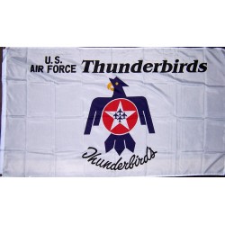 137  DRAPEAU  USA  AIR FORCE THUNDERBIRDS  90X150 NEUF AVEC OEILLET DE FIXATION