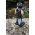 841.2383  FIGURINE METIER CARICATURE BRIAN JOHNSON CHANTEUR  ACDC  MUSIQUE 15 CM