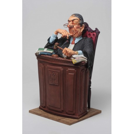 FO85529 FIGURINE LE JUGE MAGISTRAT COLLECTION FORCHINO EXCEPTIONELLE 36CM