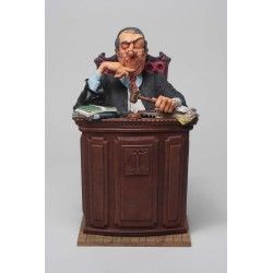 FO85529 FIGURINE LE JUGE MAGISTRAT COLLECTION FORCHINO EXCEPTIONELLE 36CM
