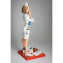 FO84014 FIGURINE METIER L INFIRMIERE COLLECTION FORCHINO EXCEPTIONELLE PM