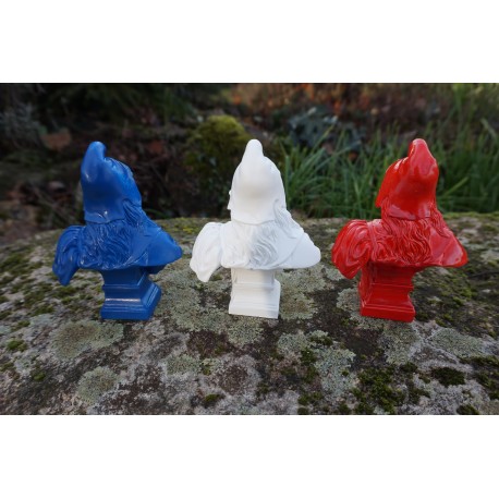RE0150 A FIGURINE STATUETTE REPRODUCTION 3 MARIANNE REPUBLIQUE BLEU  BLANC ROUGE