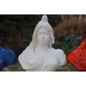RE0150 A FIGURINE STATUETTE REPRODUCTION 3 MARIANNE REPUBLIQUE BLEU  BLANC ROUGE