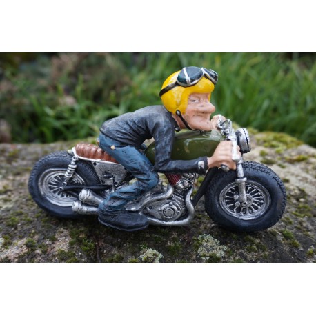 Figurine Motard et Moto - Hinz & Kunst Version Moto sportive