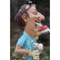 841.3016  FIGURINE METIER CARICATURE DENTISTE DOCTEUR  COLLECTION HUMOUR FUNNY 