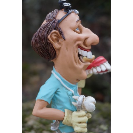 841.3016  FIGURINE METIER CARICATURE DENTISTE DOCTEUR  COLLECTION HUMOUR FUNNY 