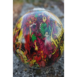 67109 TETE MORT  FIGURINE  CRANE   CASQUE  MOTO   HEROIC FANTASY  GOTHIQUE SKULL