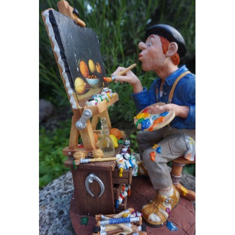 figurine pixie peintre