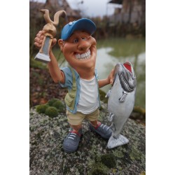 01477044  FIGURINE METIER CARICATURE PECHEUR COUPE FUNNY  COLLECTION POISSON    