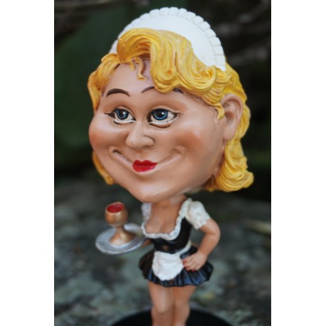 841.133 FIGURINE METIER CARICATURE SERVEUSE BAR SEXY PIN UP FUNNY HUMOUR
