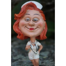 841.117 FIGURINE METIER CARICATURE INFIRMIERE HOPITAL DOCTEUR  SEXY HUMOUR FUNNY