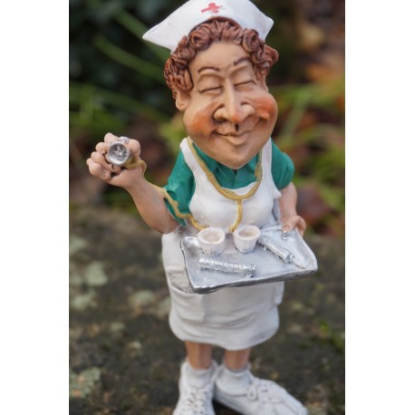 815.9701  FIGURINE METIER CARICATURE INFIRMIERE HOPITAL CHU  COLLECTION  HUMOUR