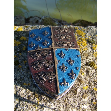 65262 BOITE RICHARD COEUR DE LION MOYEN AGE MEDIEVAL RESINE