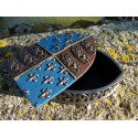 65262 BOITE RICHARD COEUR DE LION MOYEN AGE MEDIEVAL RESINE