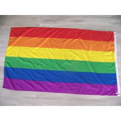 DRA026 DRAPEAU GAY LESBIENNE 60x90 CM NEUF RAINBOW ARC EN CIEL LGBT