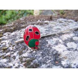 6729 D MARQUE PAGE TRES FIN FIGURINE COCCINELLE NEUF