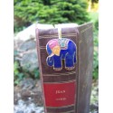 6729 H MARQUE PAGE TRES FIN FIGURINE ELEPHANT ASIE AFRIQUE NEUF