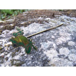 6729 J MARQUE PAGE TRES FIN FIGURINE GRENOUILLE NEUF