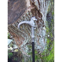 CA-032 CANNE GENTLEMAN POMMEAU CHEVAL HEROIC FANTASY GOTHIQUE FANTASTIQUE