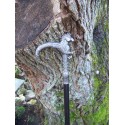 CA-032 CANNE GENTLEMAN POMMEAU CHEVAL HEROIC FANTASY GOTHIQUE FANTASTIQUE