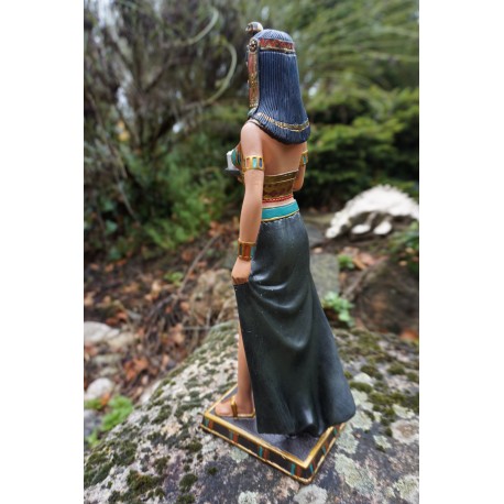 EG0286   FIGURINE AVEC PLATEAU BOUGEOIR     EGYPTE STATUE STATUETTE