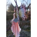 15507  FIGURINE  STATUETTE FEE  ET  PERROQUET  FAIRY  HEROIC FANTASY 54 CM