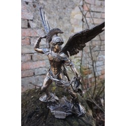 30220   FIGURINE STATUETTE   STATUE ARCHANGE URIEL  STYLE    BRONZE