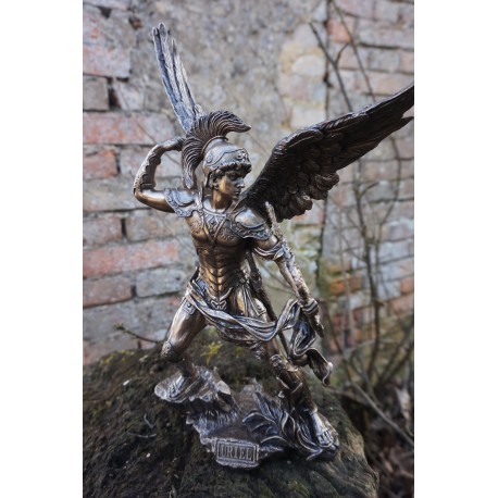 30220   FIGURINE STATUETTE   STATUE ARCHANGE URIEL  STYLE    BRONZE