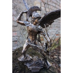 30220   FIGURINE STATUETTE   STATUE ARCHANGE URIEL  STYLE    BRONZE