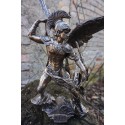 30220   FIGURINE STATUETTE   STATUE ARCHANGE URIEL  STYLE    BRONZE