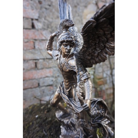 30220   FIGURINE STATUETTE   STATUE ARCHANGE URIEL  STYLE    BRONZE